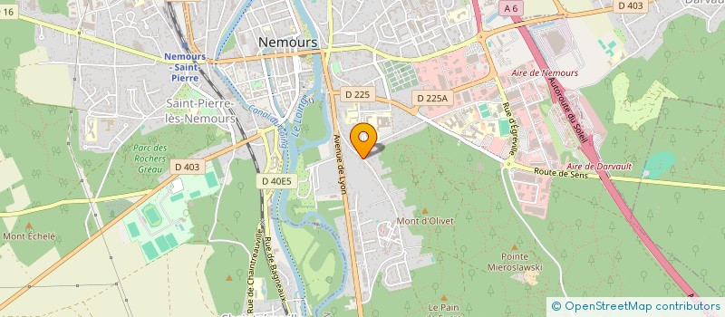 localisation de l'entreprise MONSIEUR ANTONIO DA SILVA PINHEIRO  NEMOURS