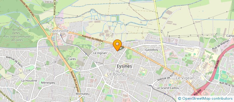 localisation de l'entreprise MONSIEUR ANTONIO DANTAS FERNANDES  EYSINES