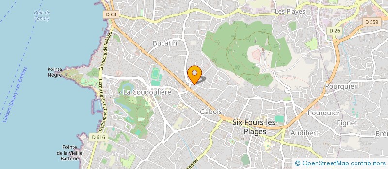 localisation de l'entreprise MONSIEUR ANTONIO DAVISSEAU à SIX-FOURS-LES-PLAGES