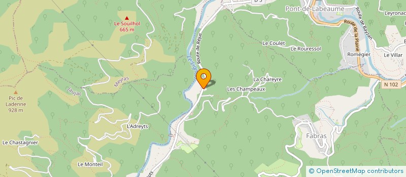 localisation de l'entreprise MONSIEUR ANTONIO DE ARAUJO LAMEIRAS à PLAN-D'ORGON