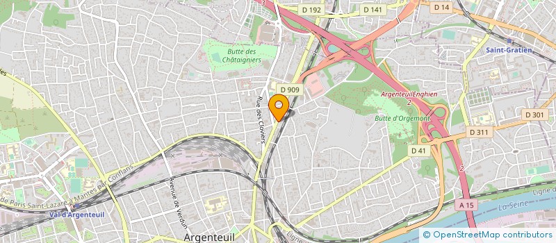localisation de l'entreprise MONSIEUR ANTONIO DE ARAUJO PEREIRA à ARGENTEUIL