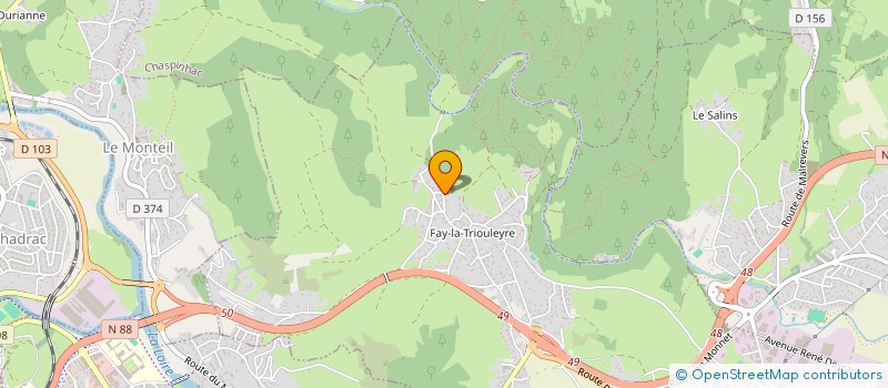 localisation de l'entreprise MONSIEUR ANTONIO DE AZEVEDO MOREIRA  SAINT-GERMAIN-LAPRADE