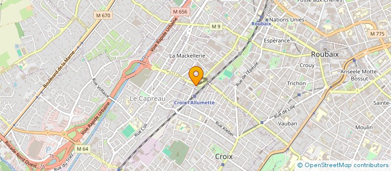 localisation de l'entreprise MONSIEUR ANTONIO DE AZEVEDO PEREIRA  ROUBAIX