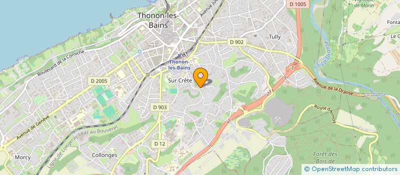 localisation de l'entreprise MONSIEUR ANTONIO DE CAMPOS MARTINS à THONON-LES-BAINS