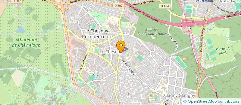 localisation de l'entreprise MONSIEUR ANTONIO DE JESUS à LE CHESNAY-ROCQUENCOURT