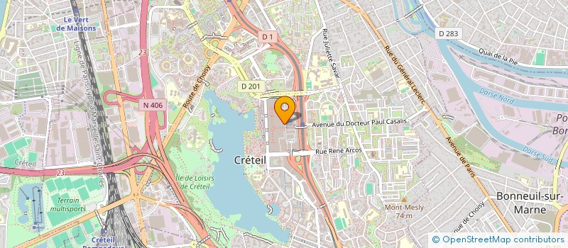 localisation de l'entreprise MONSIEUR ANTONIO DE JESUS OLIVEIRA  CRETEIL