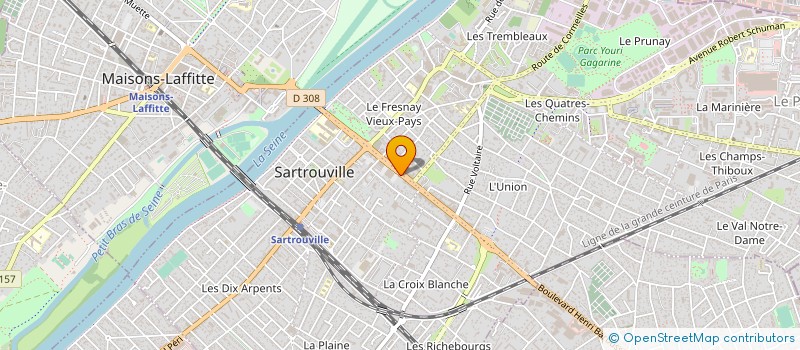 localisation de l'entreprise MONSIEUR ANTONIO DE OLIVEIRA  SARTROUVILLE