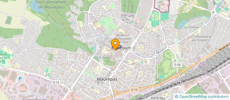 localisation de l'entreprise MONSIEUR ANTONIO DE OLIVEIRA à ELANCOURT