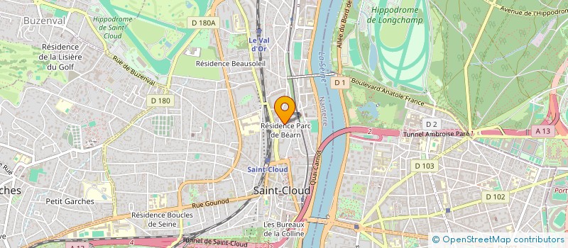 localisation de l'entreprise MONSIEUR ANTONIO DE OLIVEIRA E SILVA à SAINT-CLOUD