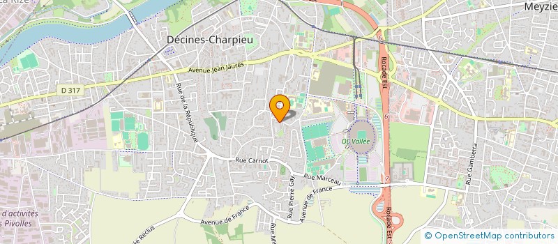 localisation de l'entreprise MONSIEUR ANTONIO DE OLIVEIRA GOMES  DECINES-CHARPIEU