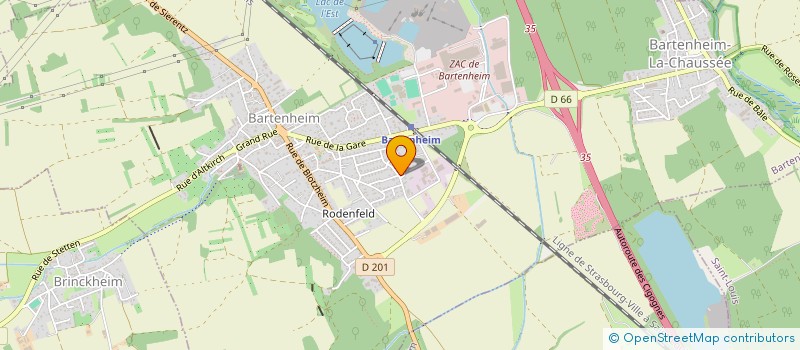 localisation de l'entreprise MONSIEUR ANTONIO DE OLIVEIRA RIBEIRO  BARTENHEIM