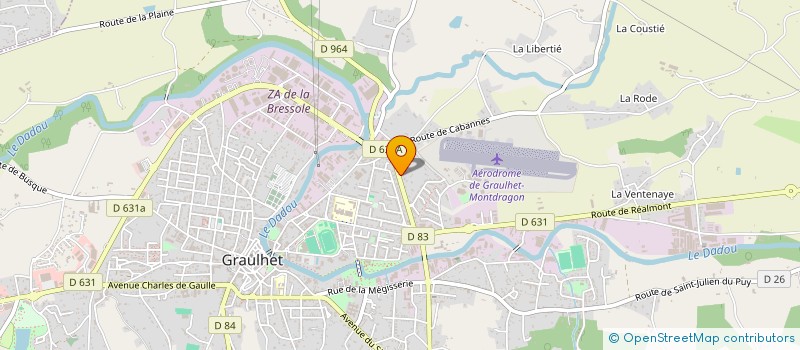 localisation de l'entreprise MONSIEUR ANTONIO DE PINHO  GRAULHET