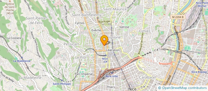 localisation de l'entreprise MONSIEUR ANTONIO DE RISO  NICE