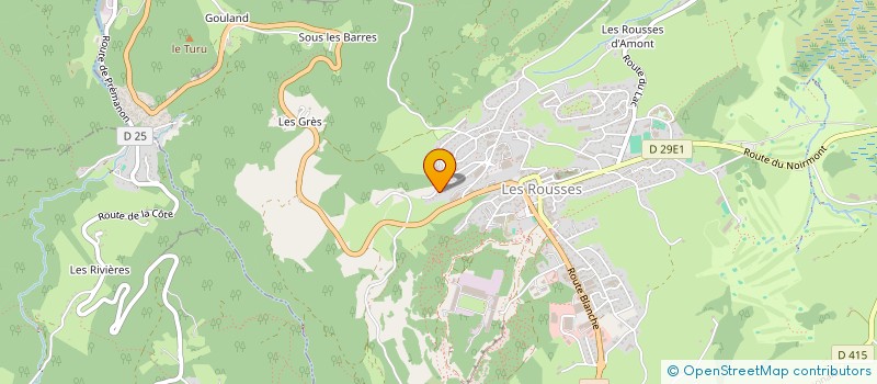 localisation de l'entreprise MONSIEUR ANTONIO DE SOUSA CALDAS  LES ROUSSES