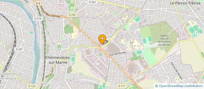 localisation de l'entreprise MONSIEUR ANTONIO DE SOUSA PEREIRA  CHENNEVIERES-SUR-MARNE