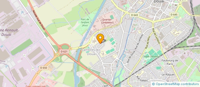 localisation de l'entreprise MONSIEUR ANTONIO DELCROIX  CORBEHEM