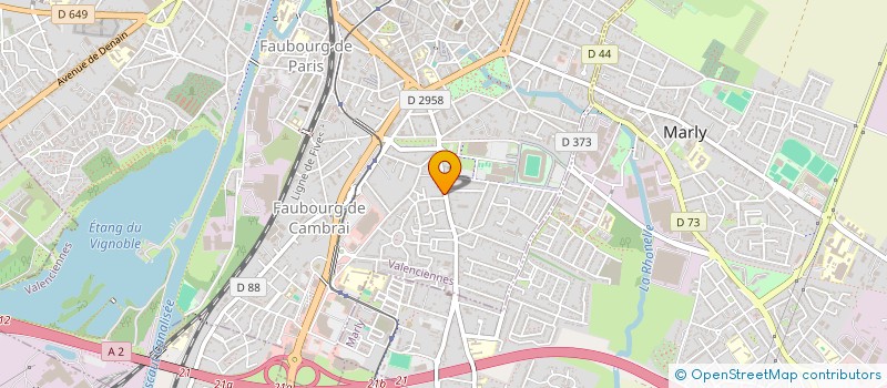 localisation de l'entreprise MONSIEUR ANTONIO DEMESTRE  VALENCIENNES