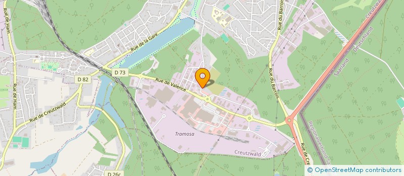 localisation de l'entreprise MONSIEUR ANTONIO DI GERLANDO  CREUTZWALD