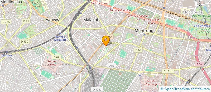 localisation de l'entreprise MONSIEUR ANTONIO DI SANTO  MONTROUGE