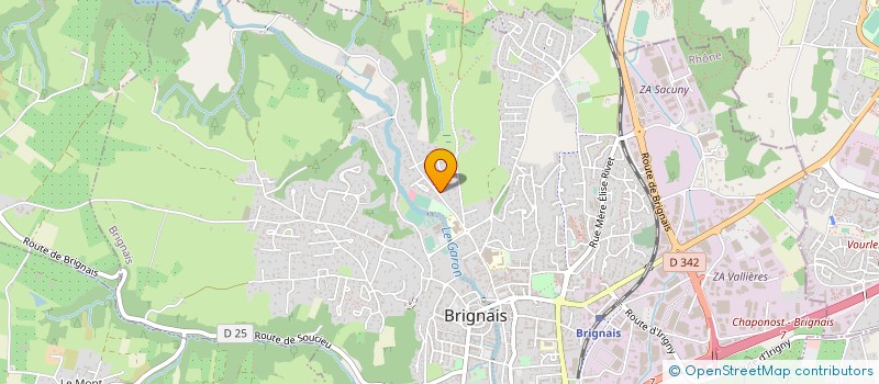 localisation de l'entreprise MONSIEUR ANTONIO DI STASIO à BRIGNAIS