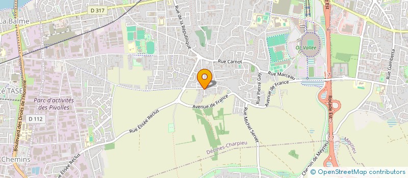 localisation de l'entreprise MONSIEUR ANTONIO DIAS  DECINES-CHARPIEU