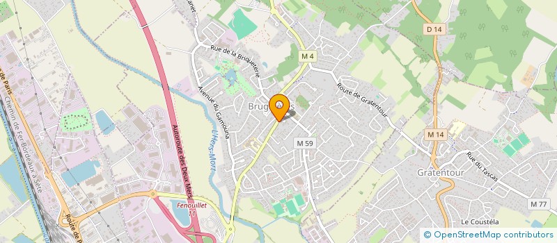 localisation de l'entreprise MONSIEUR ANTONIO DIAS KRESS DE CARVALHO  BRUGUIERES