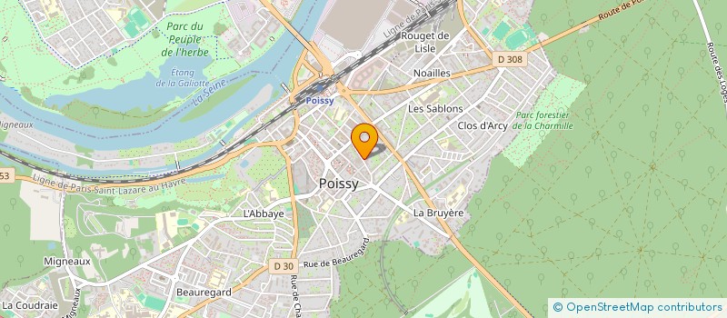 localisation de l'entreprise MONSIEUR ANTONIO DOS ANJOS FERREIRA à POISSY