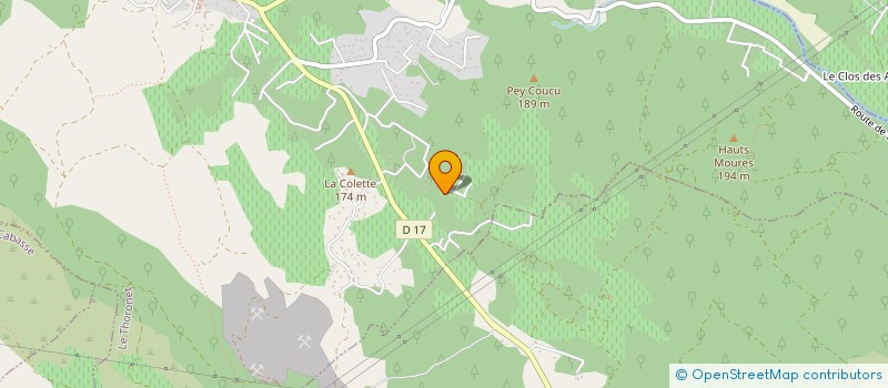 localisation de l'entreprise MONSIEUR ANTONIO DOS REIS FIGUEIREDO  LE THORONET