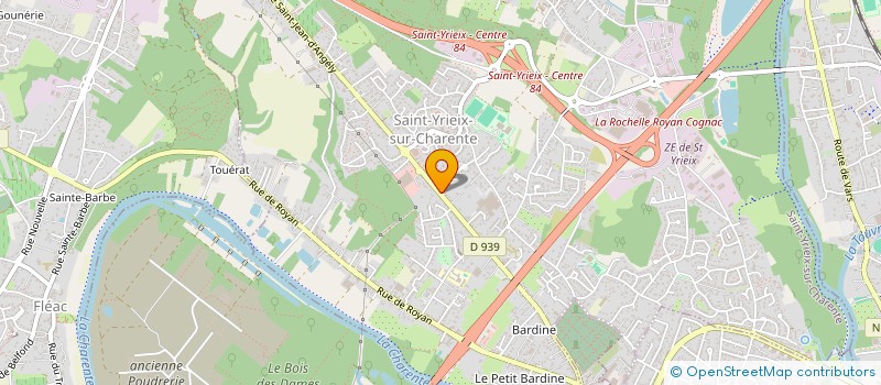 localisation de l'entreprise MONSIEUR ANTONIO DOS SANTOS à SAINT-YRIEIX-SUR-CHARENTE