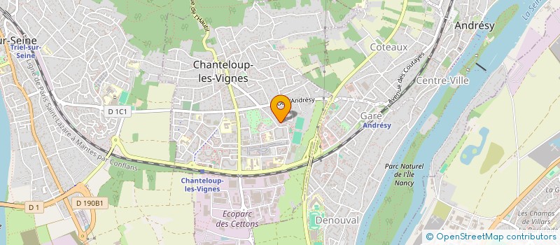 localisation de l'entreprise MONSIEUR ANTONIO DOS SANTOS PINA BORG à CHANTELOUP-LES-VIGNES