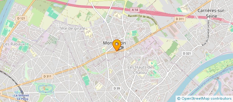 localisation de l'entreprise MONSIEUR ANTONIO DUARTE ROSARIO  MONTESSON