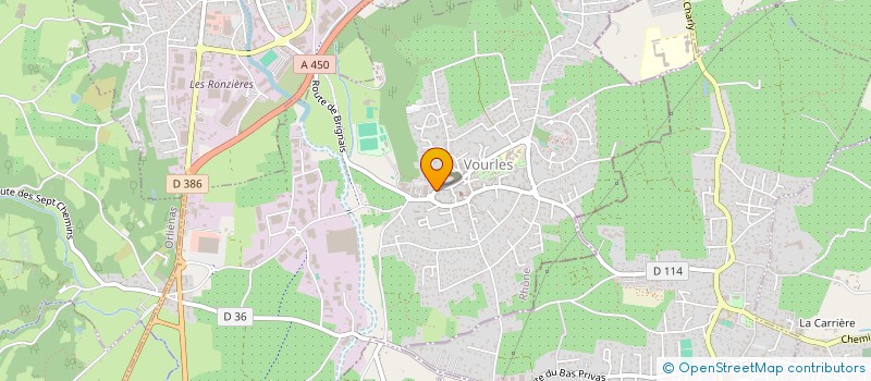 localisation de l'entreprise MONSIEUR ANTONIO ESPOSITO  VOURLES