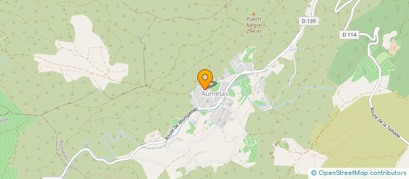 localisation de l'entreprise MONSIEUR ANTONIO FEDRIZZI  AUMELAS