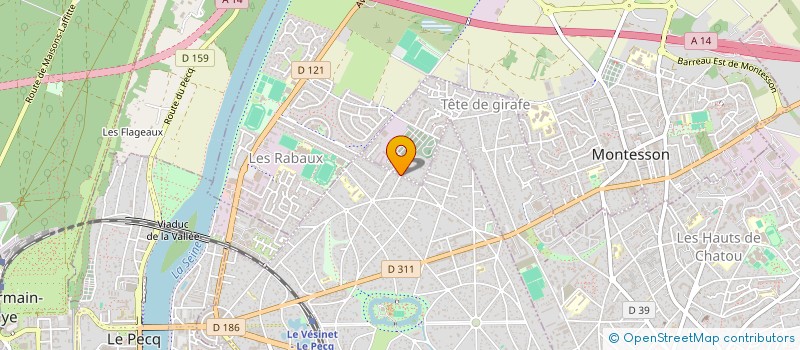 localisation de l'entreprise MONSIEUR ANTONIO FERNANDES  CHATOU