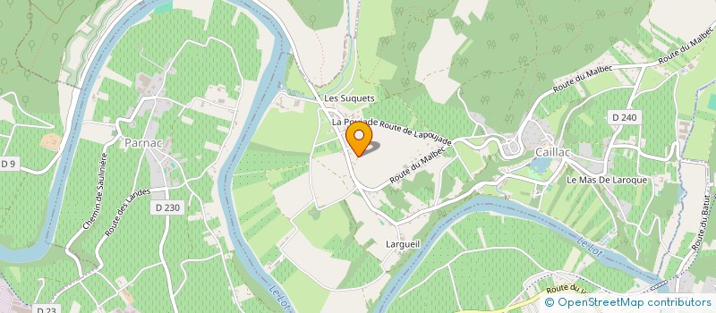 localisation de l'entreprise MONSIEUR ANTONIO FERNANDES  CAILLAC