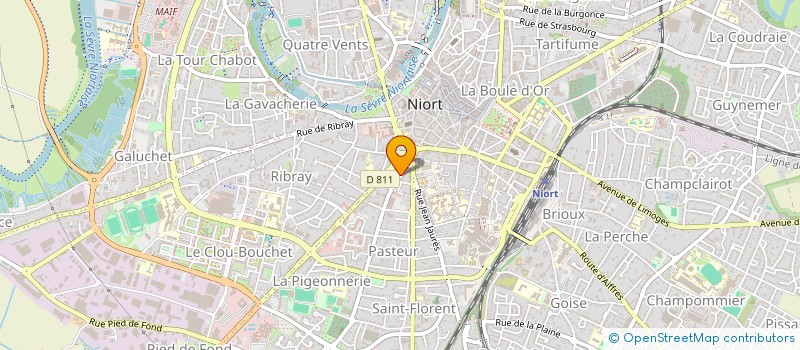 localisation de l'entreprise MONSIEUR ANTONIO FERNANDES BARBOSA  NIORT