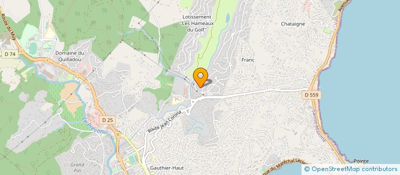 localisation de l'entreprise MONSIEUR ANTONIO FERNANDES DE SOUSA à SAINTE-MAXIME
