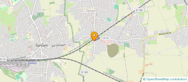 localisation de l'entreprise MONSIEUR ANTONIO FERNANDEZ  FENAIN