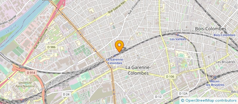 localisation de l'entreprise MONSIEUR ANTONIO FERREIRA  COLOMBES