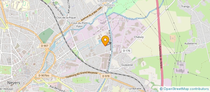 localisation de l'entreprise MONSIEUR ANTONIO FERREIRA à NEVERS
