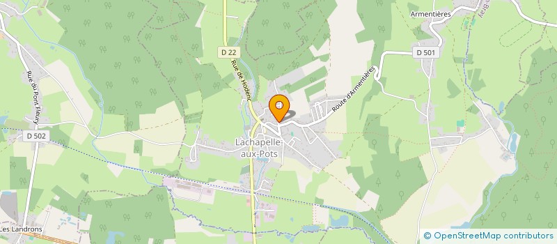 localisation de l'entreprise MONSIEUR ANTONIO FERREIRA  LACHAPELLE-AUX-POTS