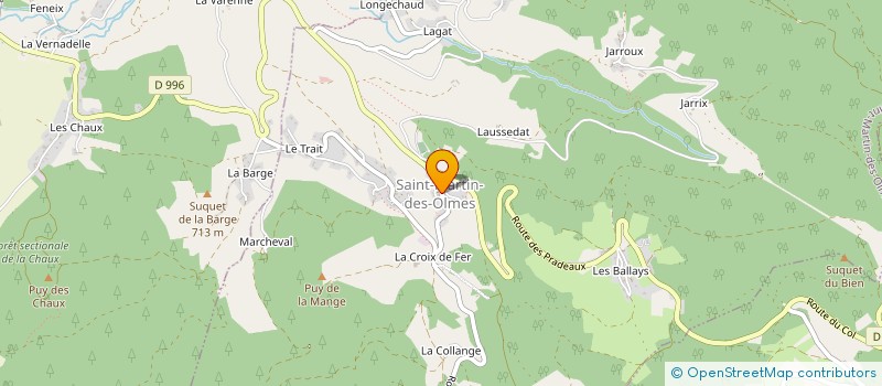 localisation de l'entreprise MONSIEUR ANTONIO FERREIRA  SAINT-MARTIN-DES-OLMES