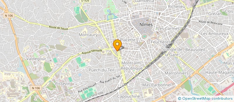 localisation de l'entreprise MONSIEUR ANTONIO FERREIRA DE CASTRO à NIMES