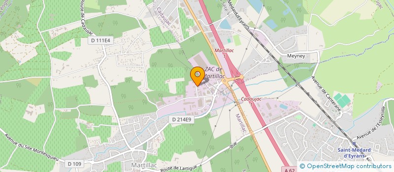 localisation de l'entreprise MONSIEUR ANTONIO FRANCISCO  MARTILLAC