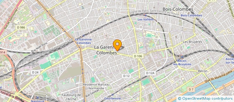 localisation de l'entreprise MONSIEUR ANTONIO FRIAS à LA GARENNE-COLOMBES