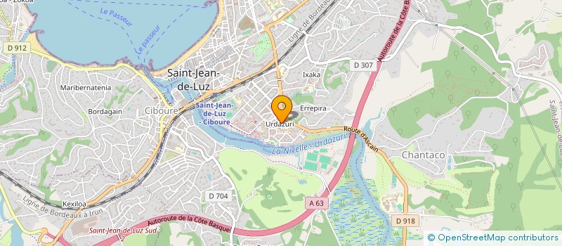 localisation de l'entreprise MONSIEUR ANTONIO GAMEIRO MARTINS à HENDAYE