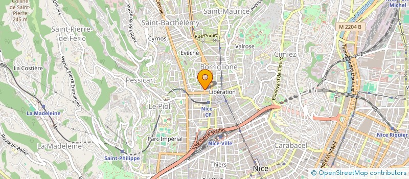 localisation de l'entreprise MONSIEUR ANTONIO GAUDINO  NICE