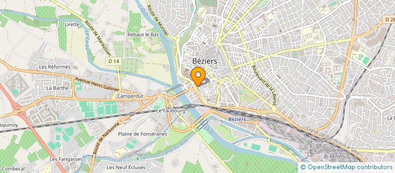 localisation de l'entreprise MONSIEUR ANTONIO GIMENEZ  BEZIERS