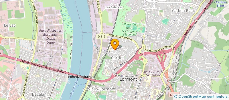 localisation de l'entreprise MONSIEUR ANTONIO GODINHO  LORMONT