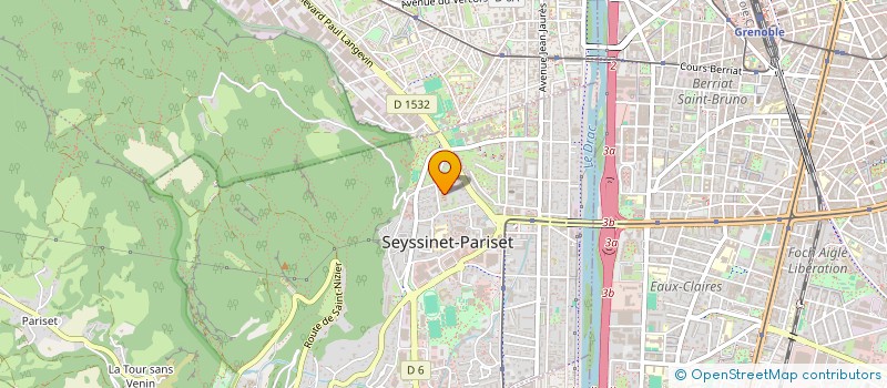 localisation de l'entreprise MONSIEUR ANTONIO GONCALVES  SEYSSINET-PARISET